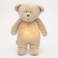 Moonie - Kuscheltier mit Melodie und Licht kleiner Bär 2.0 organic Sand