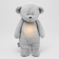 Moonie - Kuscheltier mit Melodie und Licht kleiner Bär 2.0 silbern