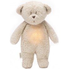 Moonie - Kuscheltier mit Melodie und Licht kleiner Teddybär öko sandfarben Natur