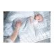 MOTHERHOOD - Baumwollmusselin-Bettwäsche ins Kinderbett Pro-Washed 2-teilig grau