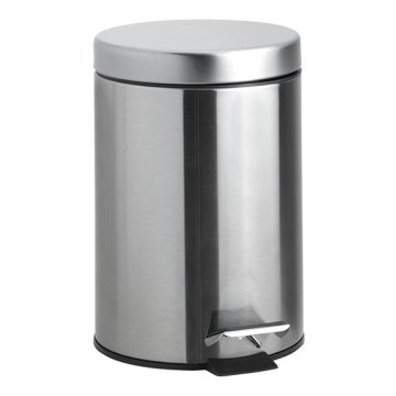 Mülleimer 20x28 cm Edelstahl/silber