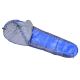 Mumienschlafsack -5°C blau/grau