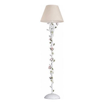 MW-LIGHT - Stehleuchte FLORA 1xE27/40W/230V weiß/creme