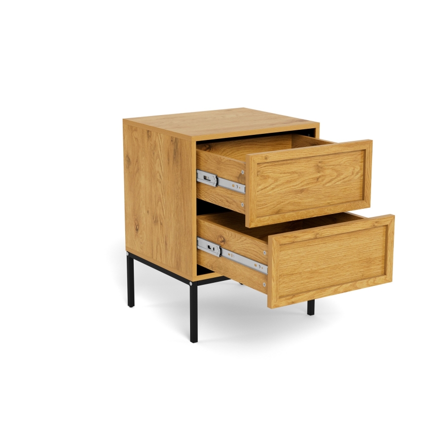 Nachttisch ALIN 46 x 40 cm, hellbraun