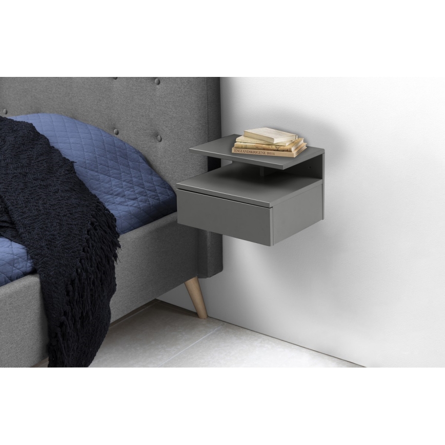 Nachttisch AVA Grau