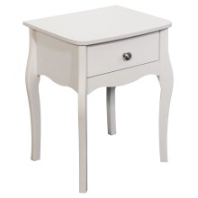 Nachttisch BAROQUE 55x45 cm weiß