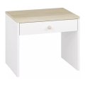 Nachttisch BUBO 58x69 cm Weiß/helles Buchenholz