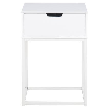 Nachttisch CARLY in Weiß