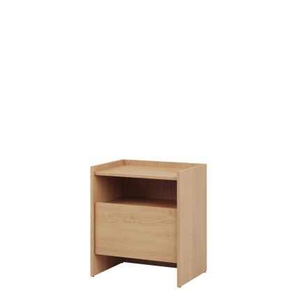 Nachttisch JAPANDI 60 × 53 cm Cremona-Eiche