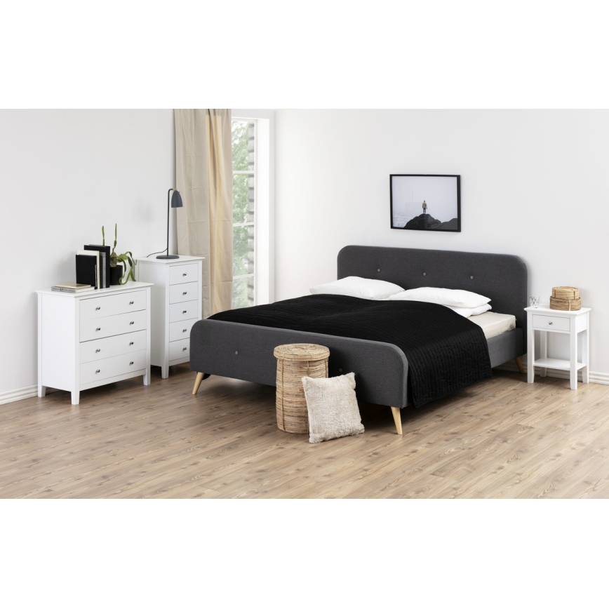 Nachttisch LARA Weiß