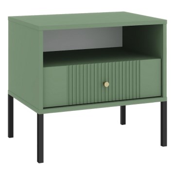 Nachttisch LUE – grün/schwarz