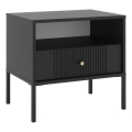 Nachttisch LUE, schwarz