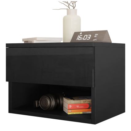 Nachttisch NECE 32x45 cm schwarz