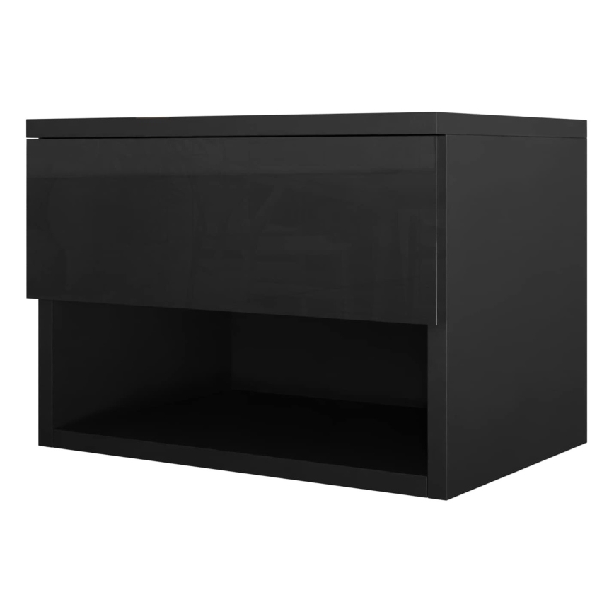 Nachttisch NECE 32x45 cm schwarz