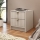 Nachttisch TIRENO 40x35 cm beige