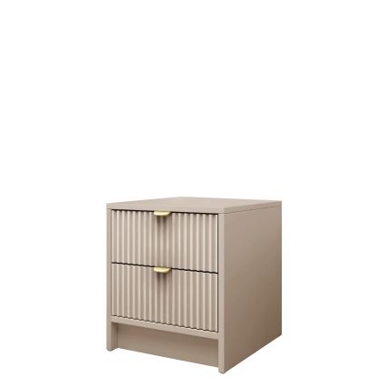 Nachttisch TIRENO 40x35 cm beige