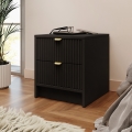 Nachttisch TIRENO 40x35 cm schwarz