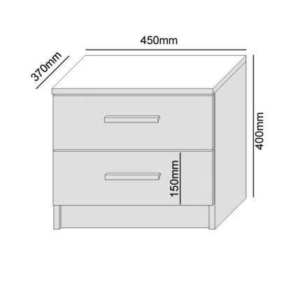 Nachttisch TOD Sonoma-Eiche