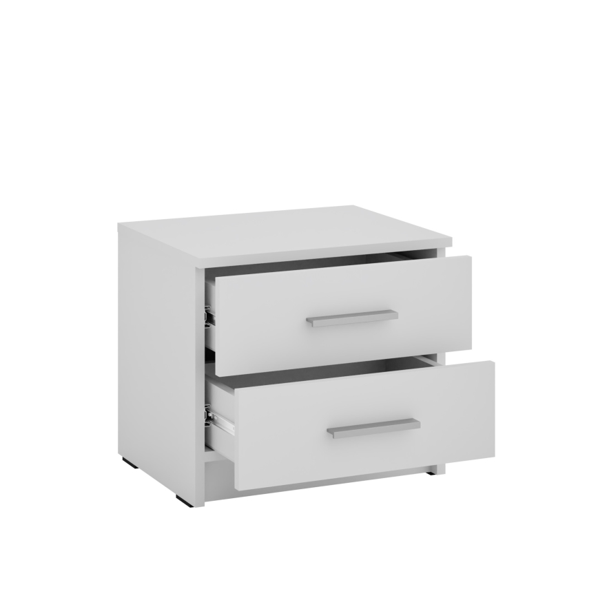 Nachttisch TOD, weiß