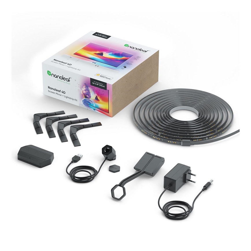 Nanoleaf - Set für 4D-Bildschirmspiegelung + Lightstrips basic Set 5,2m 85''