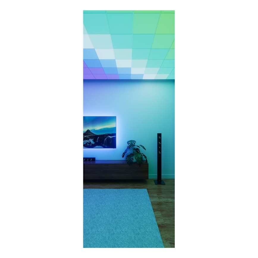Nanoleaf - SET 3x Dimmbare RGBW-Deckenleuchte SKYLIGHT 1xLED/18W/230V + 2xLED/16W/230V 2700-6500K Wi-Fi