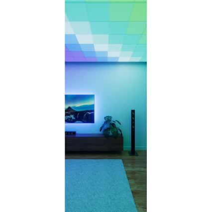 Nanoleaf - SET 3x dimmbare RGBW-LED-Deckenleuchten SKYLIGHT (1×18W/230V + 2×16W/230V) 2700–6500K Wi‑Fi