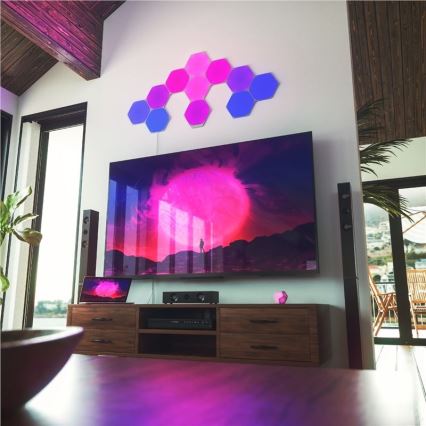 Nanoleaf - SET 9x Dimmbares LED-RGB-Panel SHAPES HEXAGON LED/2W/230V 1200-6500K Wi-Fi