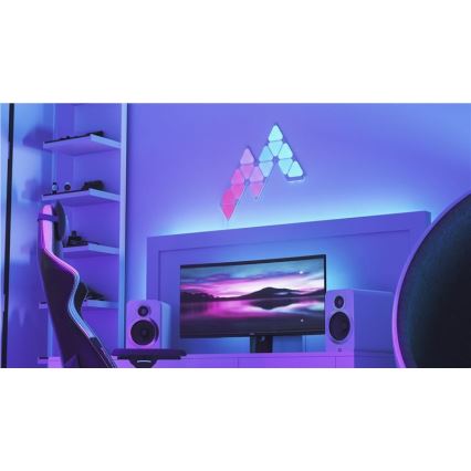 Nanoleaf NL48-1001TW-10PK - SET 10 Stk. LED-RGB-Panel Dimmbar TRIANGLES LED/0.5 Wi-Fi