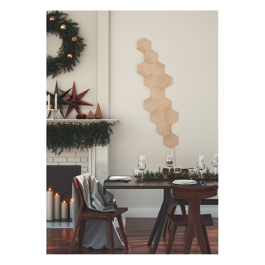 Nanoleaf - SET 13x Dimmbares LED-Panel HEXAGONS LED/2W/230V Wi-Fi