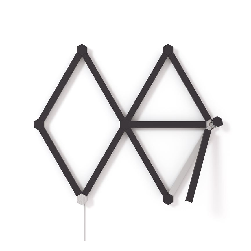 Nanoleaf - Satz Leistenabdeckungen LINES 9 Stk. schwarz matt