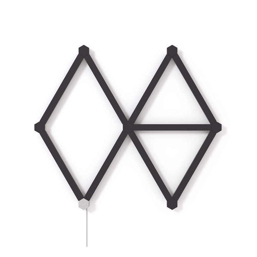 Nanoleaf - Satz Leistenabdeckungen LINES 9 Stk. schwarz matt