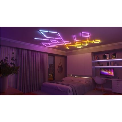 Nanoleaf - SET 9x Dimmbare LED-RGBW-Leiste LINES LED/2W/230V 1200-6000K Wi-Fi