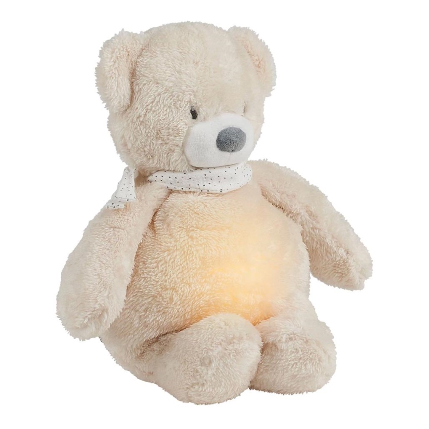 Nattou - Kuscheltier mit Melodie und Licht SLEEPY BEAR 4in1 beige