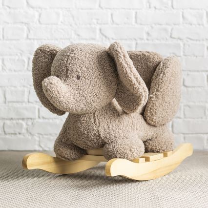 Nattou - Schaukel-Spielzeug TEDDY Elefant braun