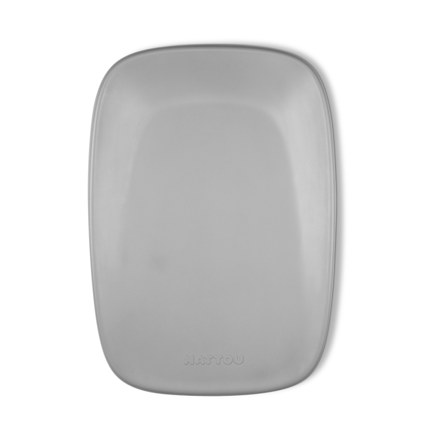 Nattou - Wickelauflage SOFTY 50x70 cm grau
