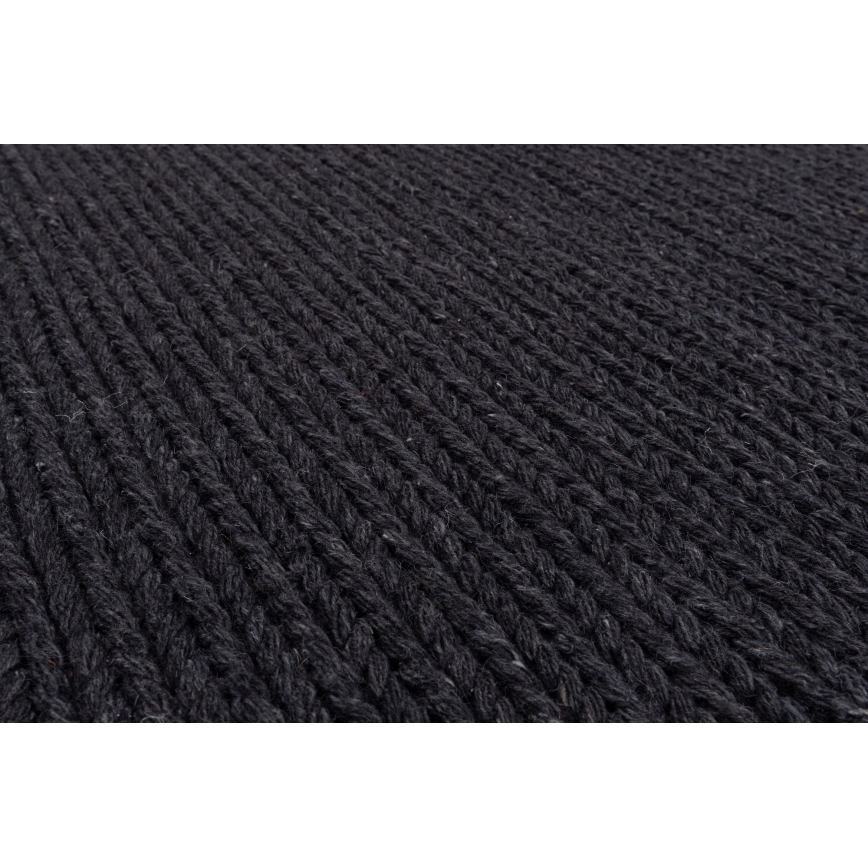 Naturteppich FIR WOOL, 120 x 170 cm, 2600 g/m², Anthrazit