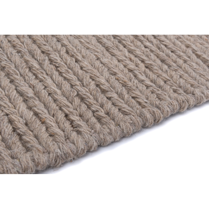 Naturteppich FIR WOOL 120x170 cm 2600 g/m2 beige