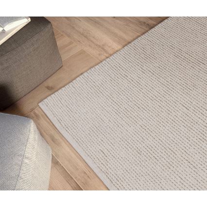 Naturteppich FIR WOOL 160x230 cm 2600 g/m2 cremefarben
