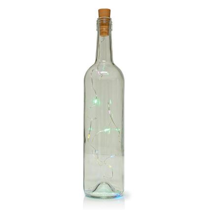 LED-Dekorationskette mit Flaschenverschluss 8xLED/3xLR44 IP44 0,798 m