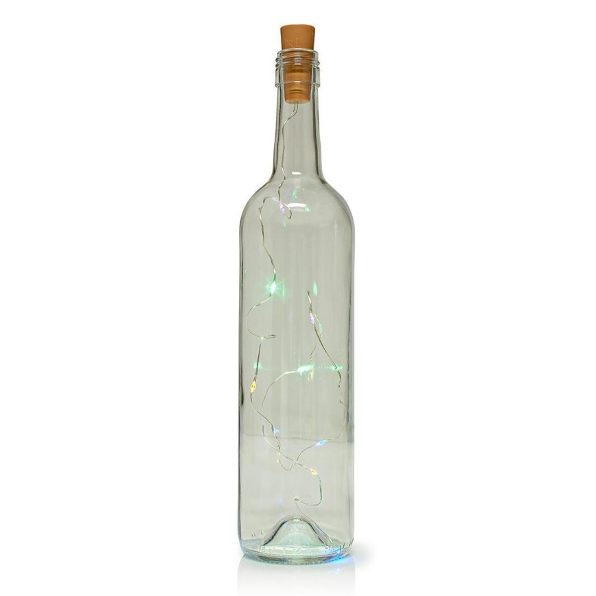 LED Dekorative Kette mit Flaschenverschluss 8xLED/3xLR44 IP44