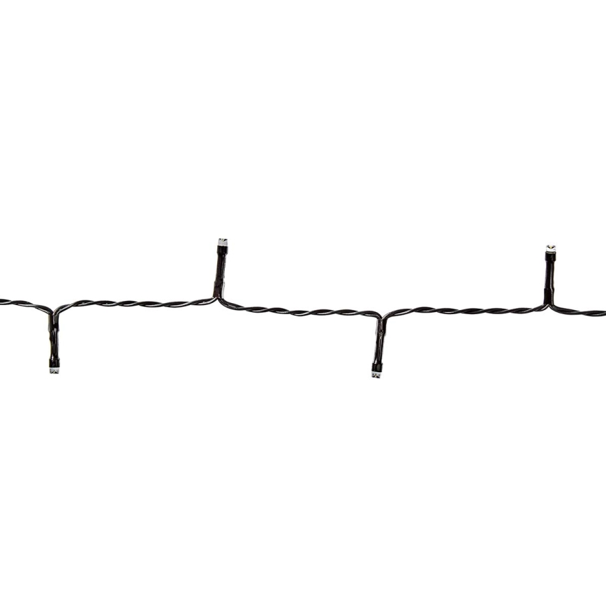 LED-Außen-Lichterkette 48xLED/7 Funktionen/3xAA 4,1m IP44 warmweiß