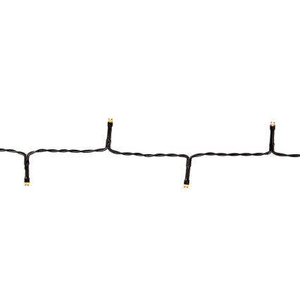 LED Weihnachts-Lichterkette für den Außenbereich 48xLED/7 Funktionen/3xAA 4,1m IP44 warmweiß