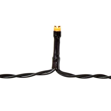 LED Weihnachts-Lichterkette für den Außenbereich 48xLED/7 Funktionen/3xAA 4,1m IP44 warmweiß