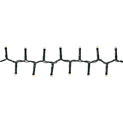 Outdoor-LED-Weihnachtslichterkette 1200xLED / 7 Funktionen 27m IP44 warmweiß