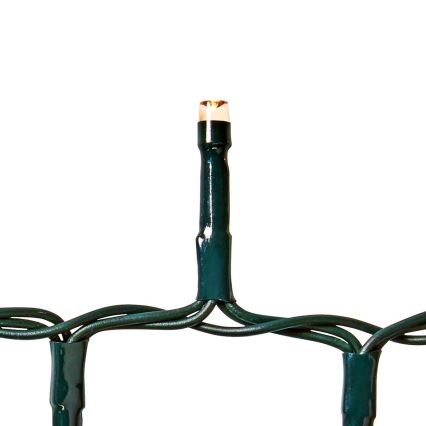 LED-Außen-Lichterkette, 560 LEDs, 7 Funktionen, 14 m, IP44, warmweiß