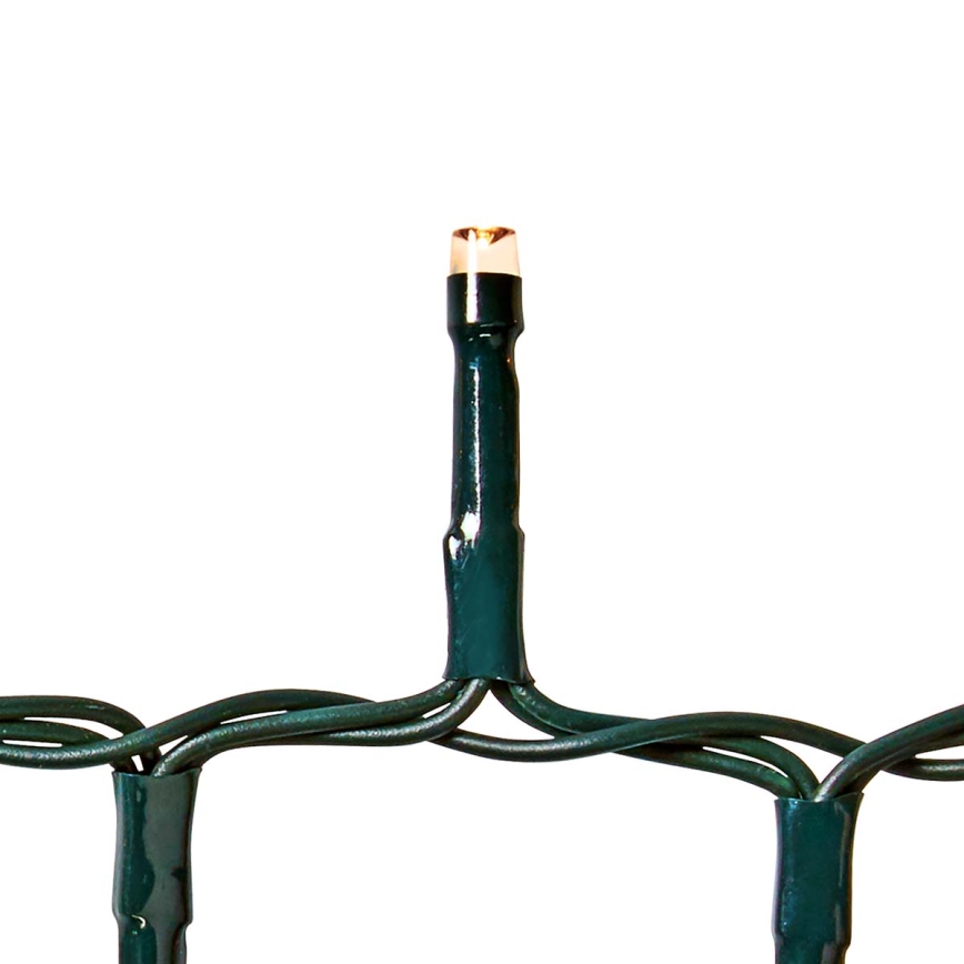 LED-Außen-Lichterkette, 560 LEDs, 7 Funktionen, 14 m, IP44, warmweiß