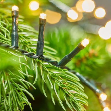 LED Außen-Weihnachtslichterkette 560xLED/7 Funktionen 14m IP44 warmweiß