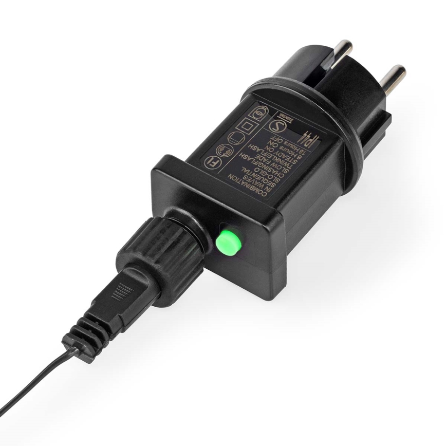 LED-Außen-Lichterkette 700xLED/7 Funktionen 17m IP44 warmweiß