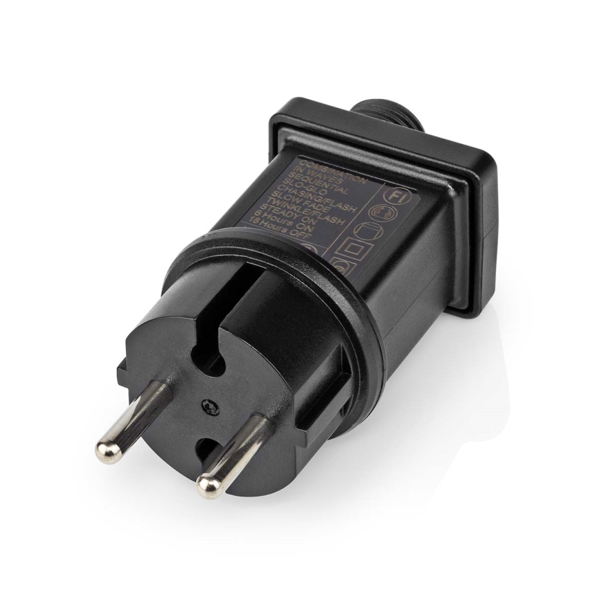 LED-Außen-Lichterkette 700xLED/7 Funktionen 17m IP44 warmweiß