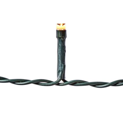 LED-Lichtervorhang für den Außenbereich, 180 LEDs / 7 Funktionen, 10,9 m, IP44, warmweiß